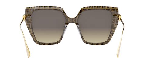 Fendi Baguette FE40012U Butterfly Sunglasses .